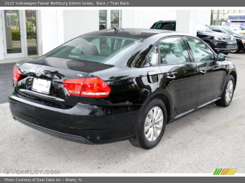 Black / Titan Black 2015 Volkswagen Passat Wolfsburg Edition Sedan