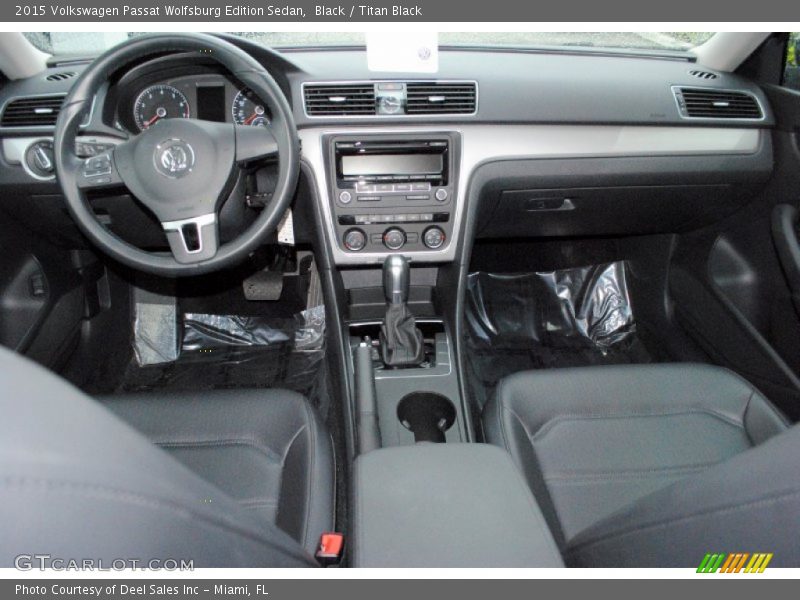 Black / Titan Black 2015 Volkswagen Passat Wolfsburg Edition Sedan
