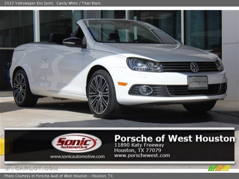 Candy White / Titan Black 2013 Volkswagen Eos Sport