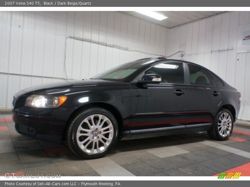 Black / Dark Beige/Quartz 2007 Volvo S40 T5
