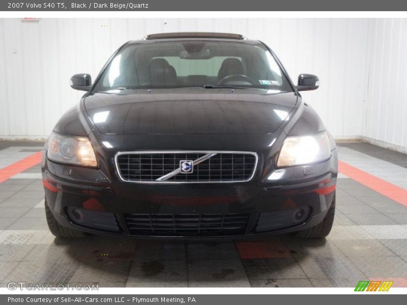 Black / Dark Beige/Quartz 2007 Volvo S40 T5