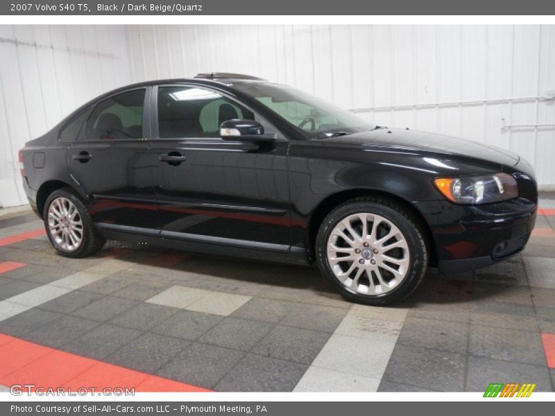 Black / Dark Beige/Quartz 2007 Volvo S40 T5