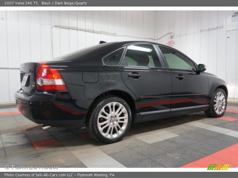 Black / Dark Beige/Quartz 2007 Volvo S40 T5
