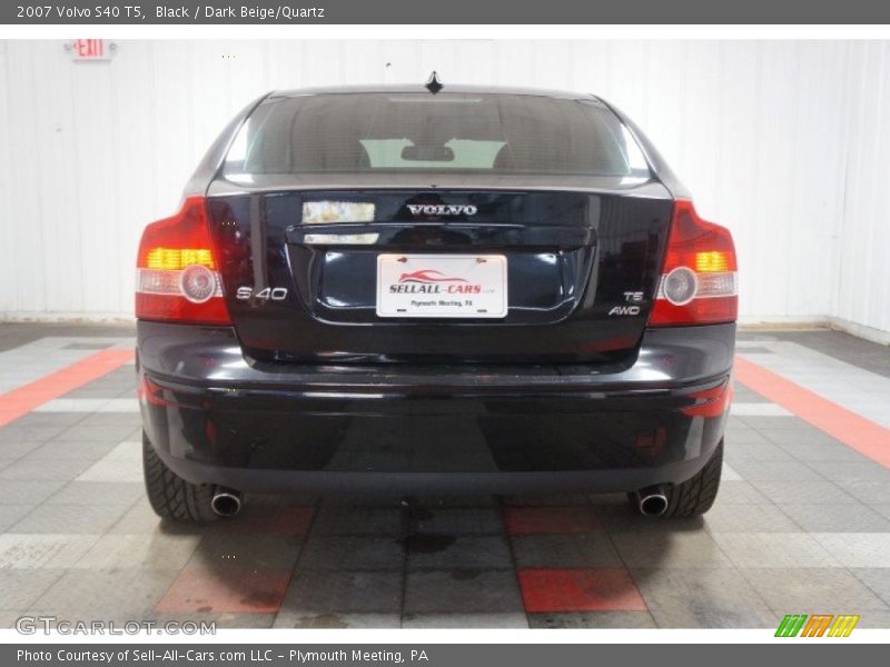 Black / Dark Beige/Quartz 2007 Volvo S40 T5