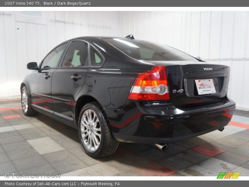 Black / Dark Beige/Quartz 2007 Volvo S40 T5