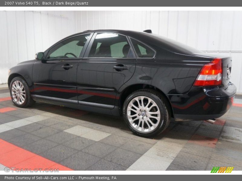Black / Dark Beige/Quartz 2007 Volvo S40 T5