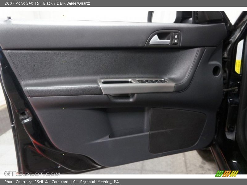 Black / Dark Beige/Quartz 2007 Volvo S40 T5
