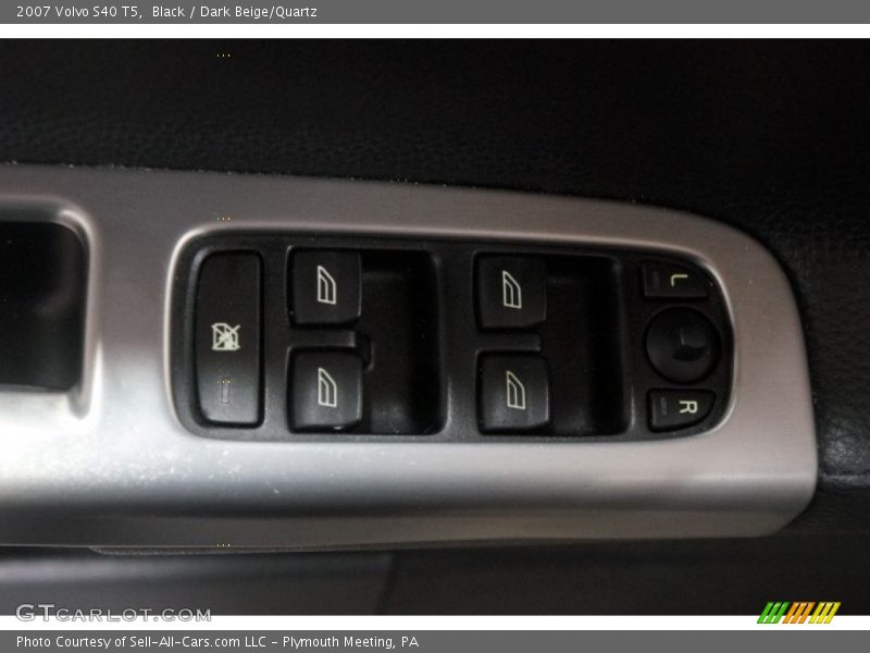 Black / Dark Beige/Quartz 2007 Volvo S40 T5