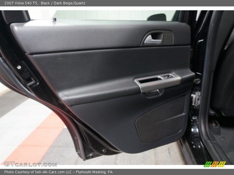 Black / Dark Beige/Quartz 2007 Volvo S40 T5