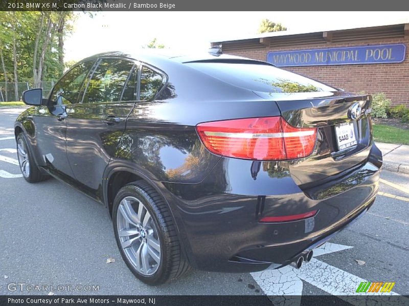 Carbon Black Metallic / Bamboo Beige 2012 BMW X6 M