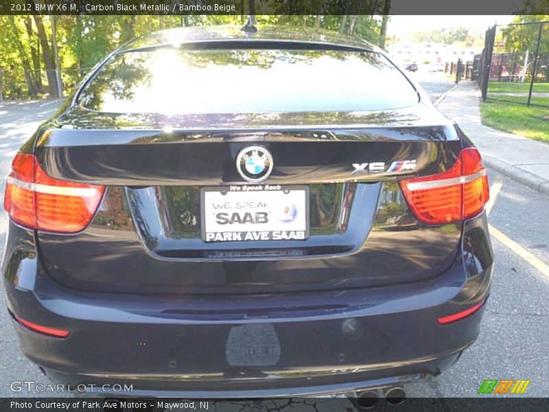 Carbon Black Metallic / Bamboo Beige 2012 BMW X6 M