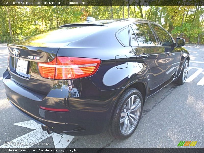 Carbon Black Metallic / Bamboo Beige 2012 BMW X6 M