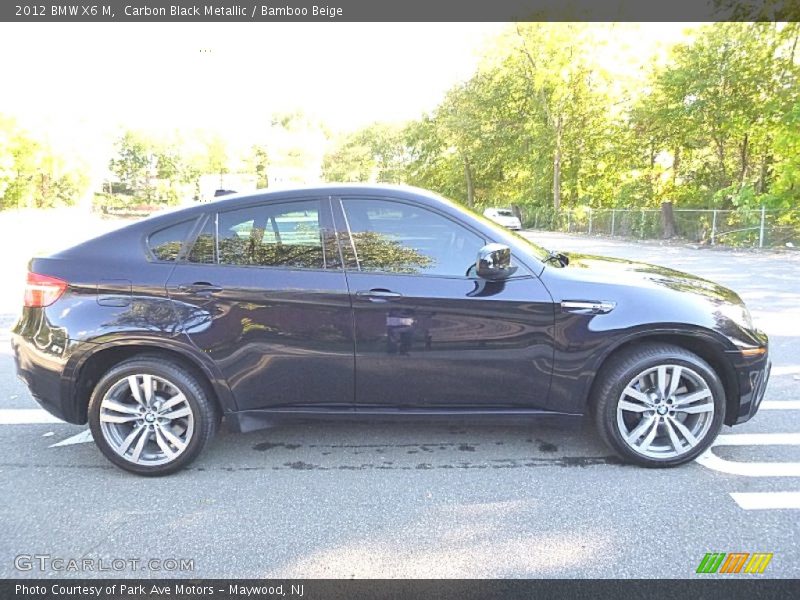 Carbon Black Metallic / Bamboo Beige 2012 BMW X6 M
