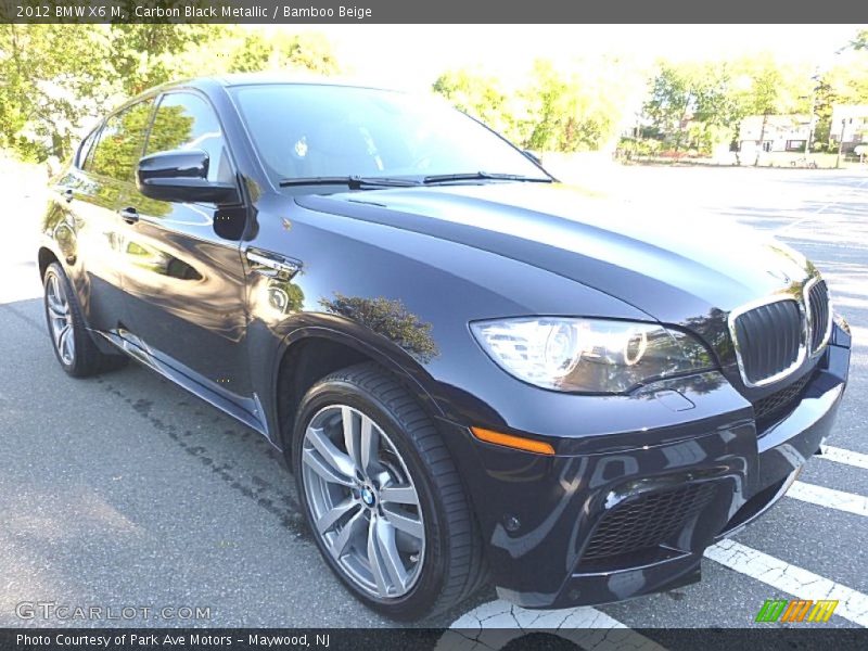 Carbon Black Metallic / Bamboo Beige 2012 BMW X6 M