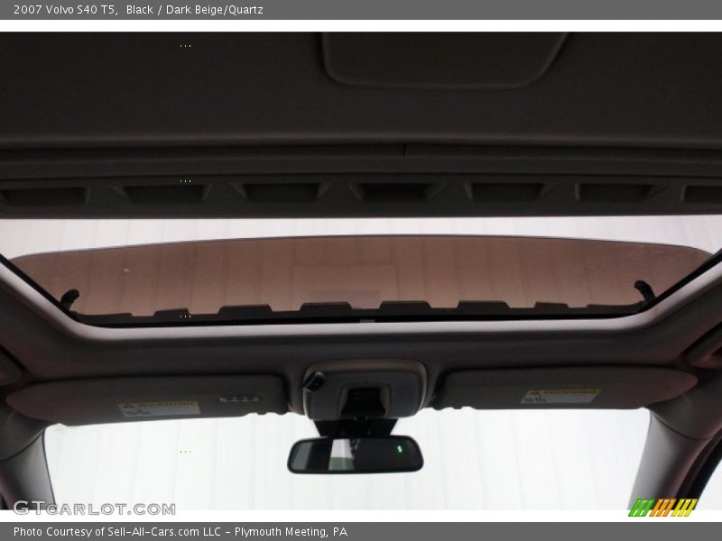 Black / Dark Beige/Quartz 2007 Volvo S40 T5