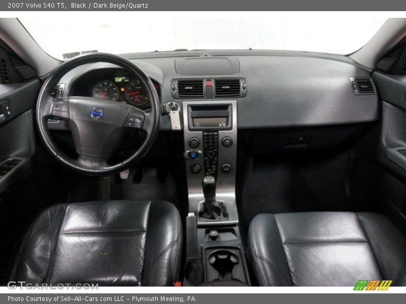 Black / Dark Beige/Quartz 2007 Volvo S40 T5
