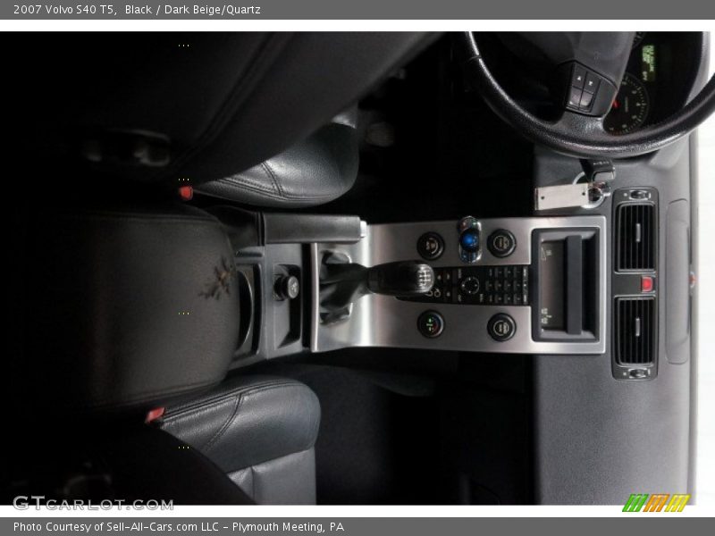 Black / Dark Beige/Quartz 2007 Volvo S40 T5