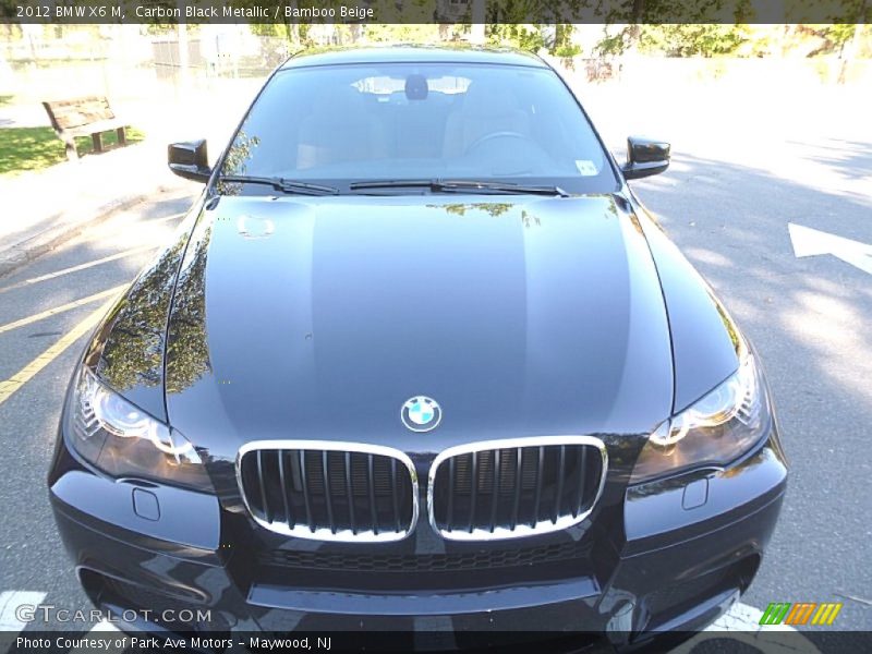 Carbon Black Metallic / Bamboo Beige 2012 BMW X6 M