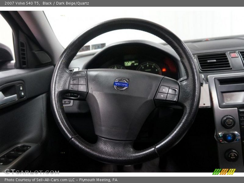 Black / Dark Beige/Quartz 2007 Volvo S40 T5