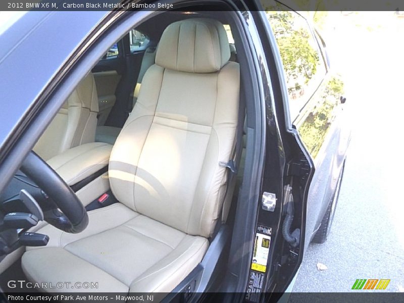 Carbon Black Metallic / Bamboo Beige 2012 BMW X6 M