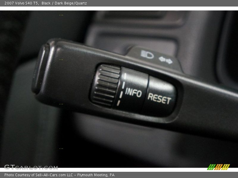 Black / Dark Beige/Quartz 2007 Volvo S40 T5