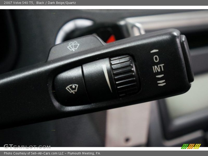 Black / Dark Beige/Quartz 2007 Volvo S40 T5