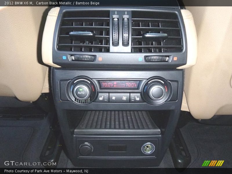 Carbon Black Metallic / Bamboo Beige 2012 BMW X6 M