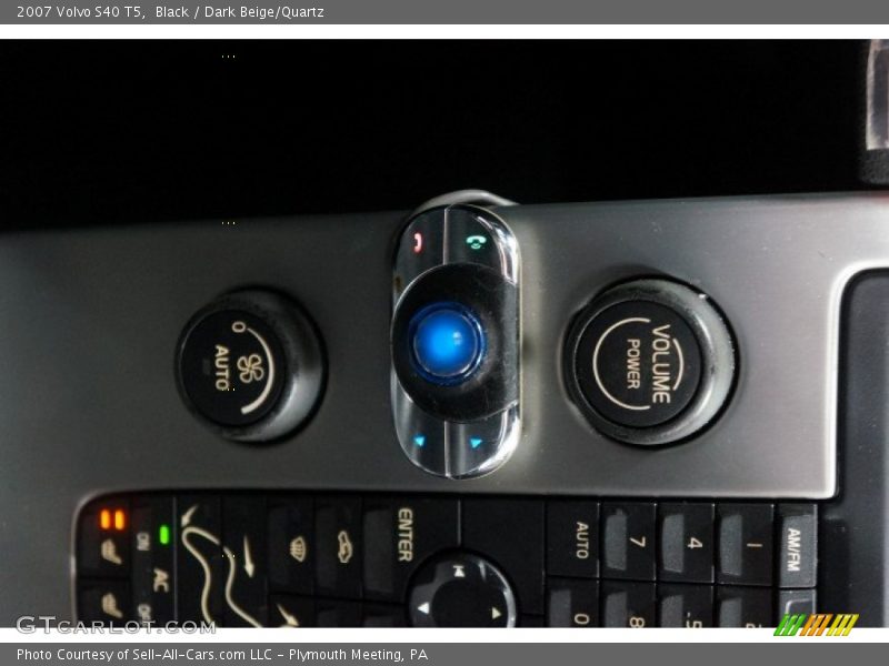 Black / Dark Beige/Quartz 2007 Volvo S40 T5