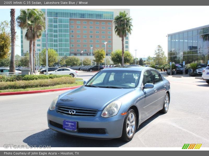 Lakeshore Slate Blue / Wheat 2005 Infiniti G 35 Sedan