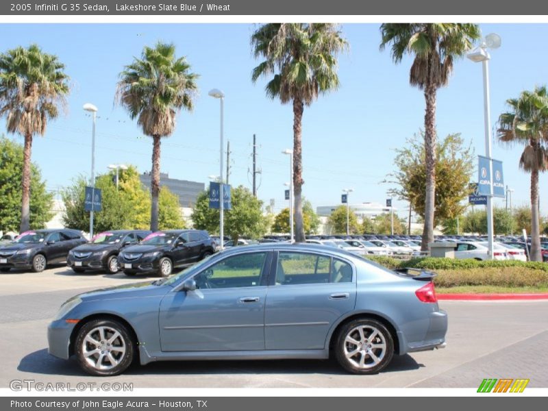Lakeshore Slate Blue / Wheat 2005 Infiniti G 35 Sedan