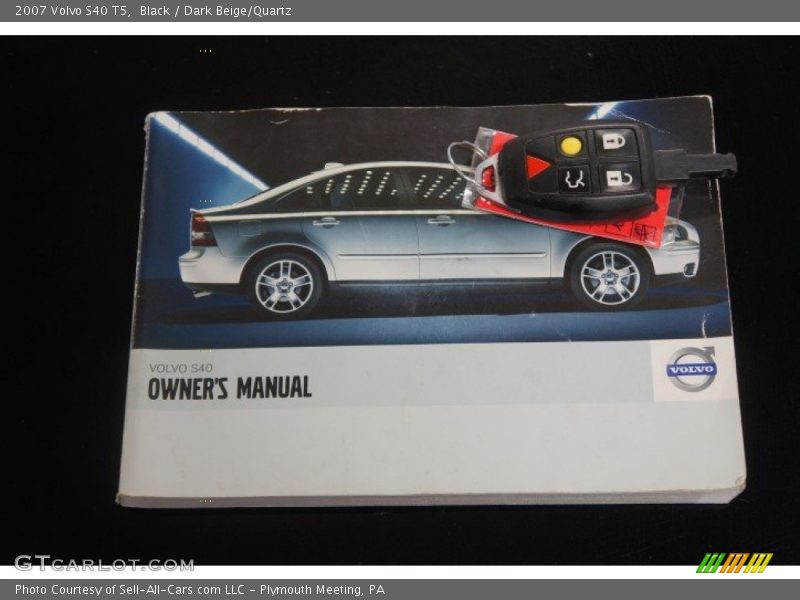 Black / Dark Beige/Quartz 2007 Volvo S40 T5