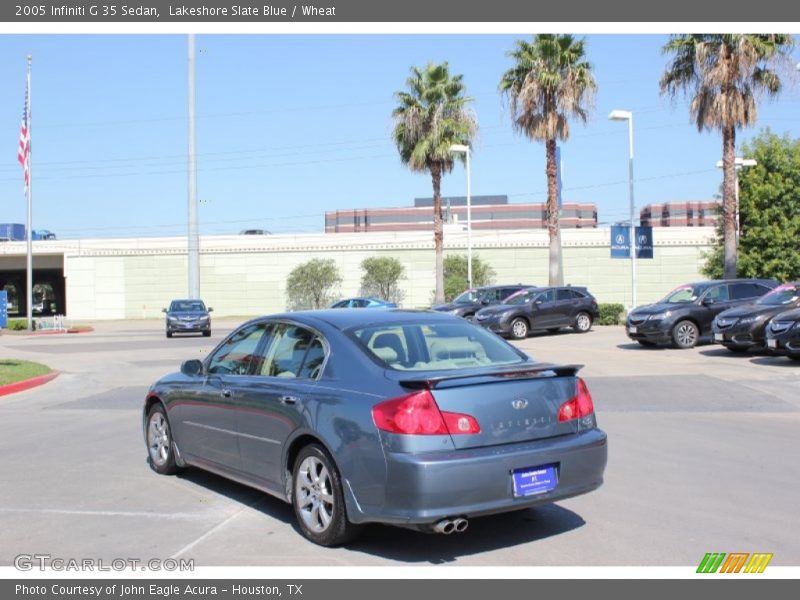 Lakeshore Slate Blue / Wheat 2005 Infiniti G 35 Sedan