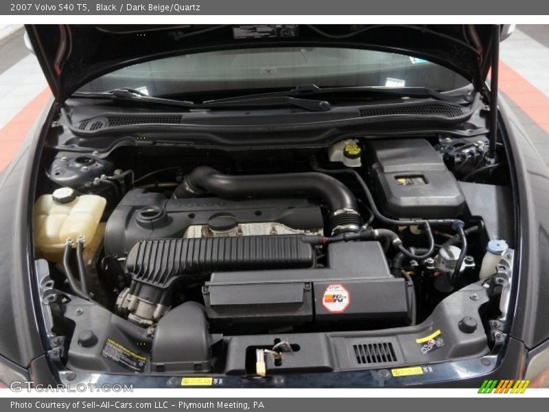 Black / Dark Beige/Quartz 2007 Volvo S40 T5