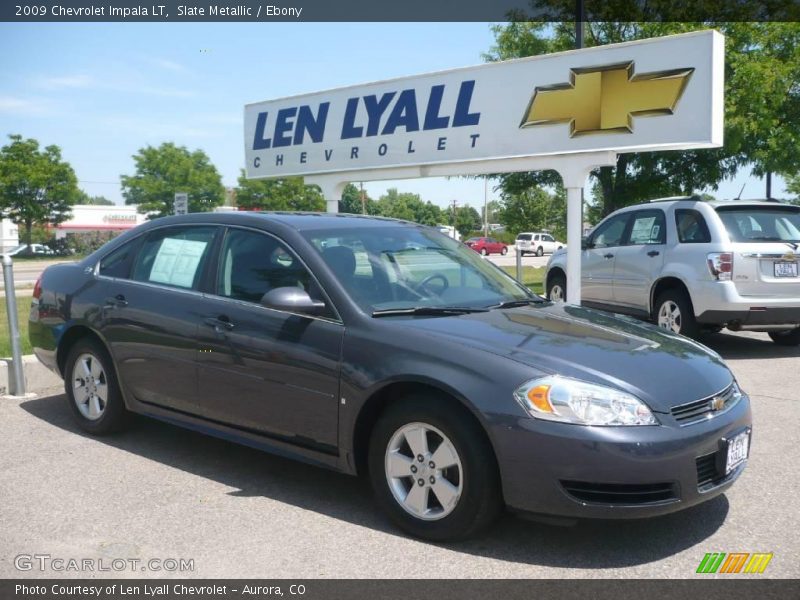 Slate Metallic / Ebony 2009 Chevrolet Impala LT