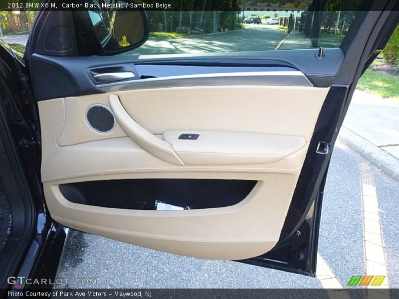 Carbon Black Metallic / Bamboo Beige 2012 BMW X6 M