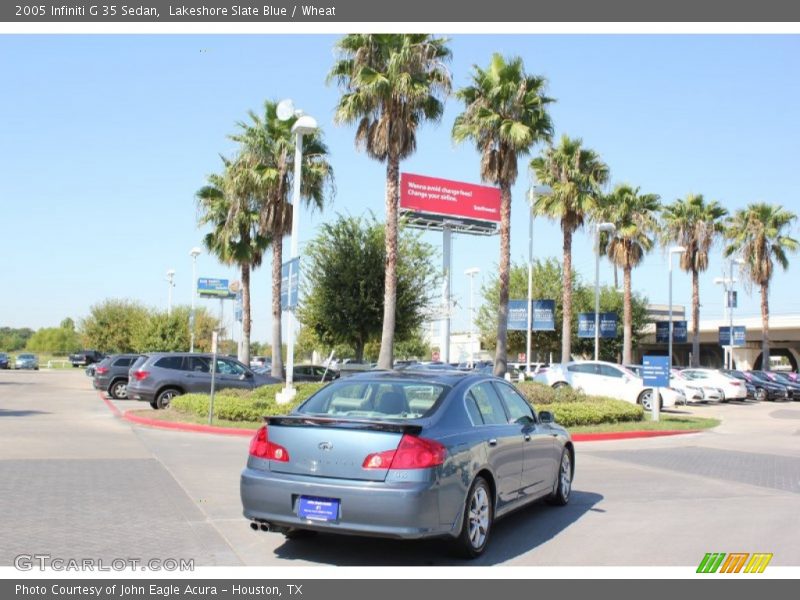 Lakeshore Slate Blue / Wheat 2005 Infiniti G 35 Sedan