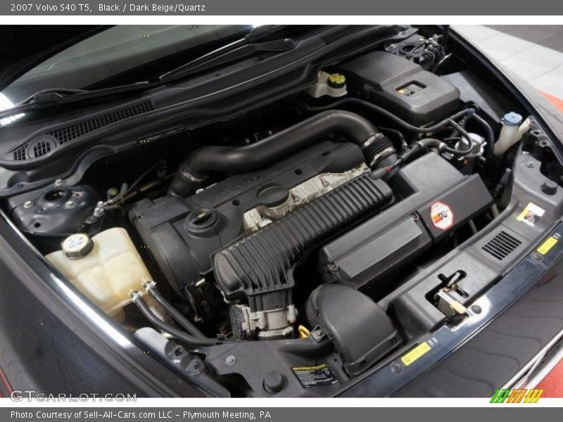 Black / Dark Beige/Quartz 2007 Volvo S40 T5