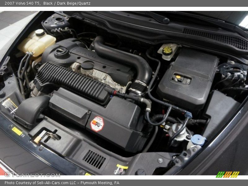 Black / Dark Beige/Quartz 2007 Volvo S40 T5