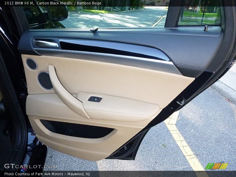 Carbon Black Metallic / Bamboo Beige 2012 BMW X6 M