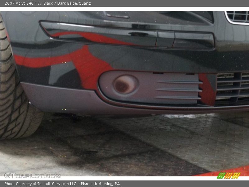 Black / Dark Beige/Quartz 2007 Volvo S40 T5