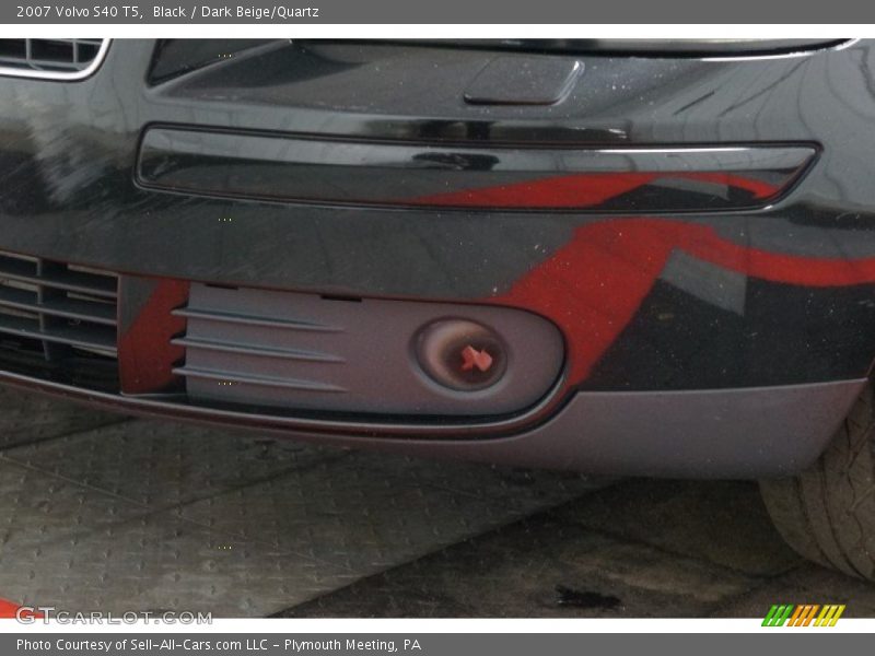 Black / Dark Beige/Quartz 2007 Volvo S40 T5