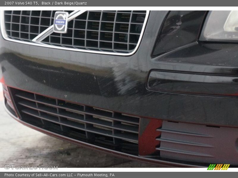 Black / Dark Beige/Quartz 2007 Volvo S40 T5
