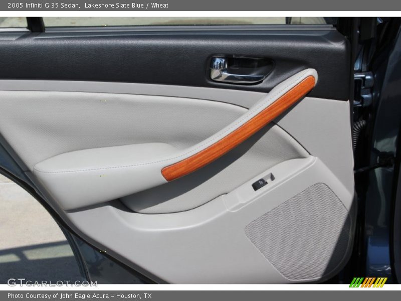 Lakeshore Slate Blue / Wheat 2005 Infiniti G 35 Sedan
