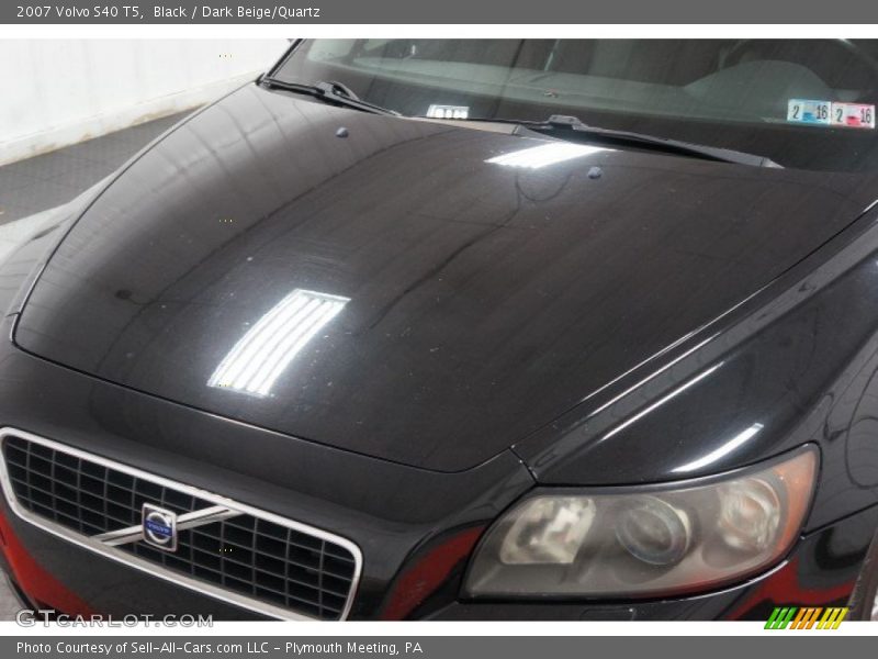 Black / Dark Beige/Quartz 2007 Volvo S40 T5