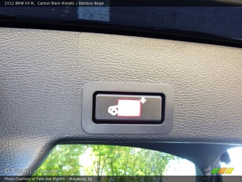Carbon Black Metallic / Bamboo Beige 2012 BMW X6 M
