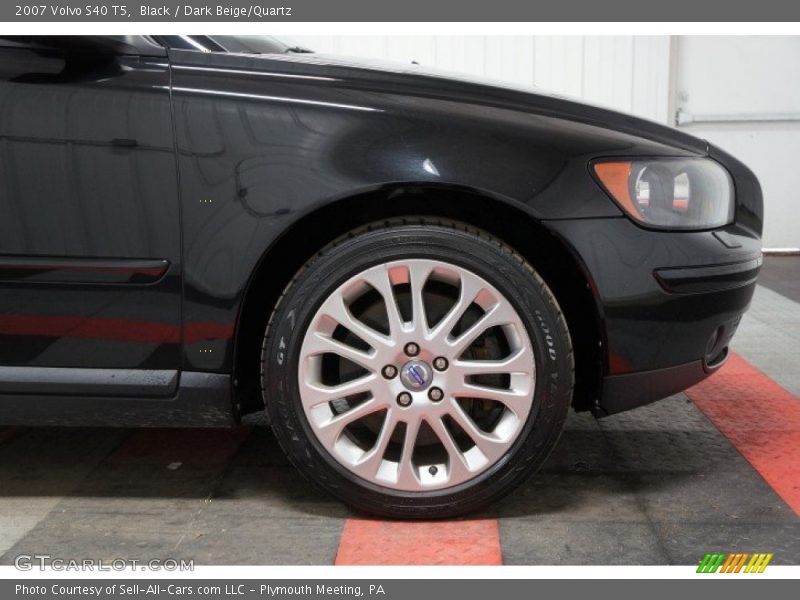 Black / Dark Beige/Quartz 2007 Volvo S40 T5