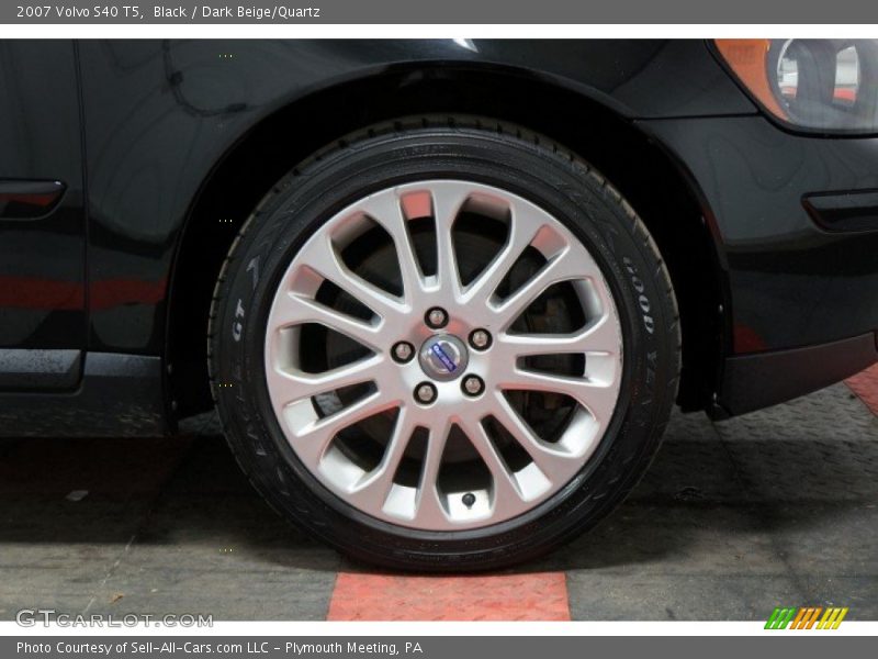 Black / Dark Beige/Quartz 2007 Volvo S40 T5