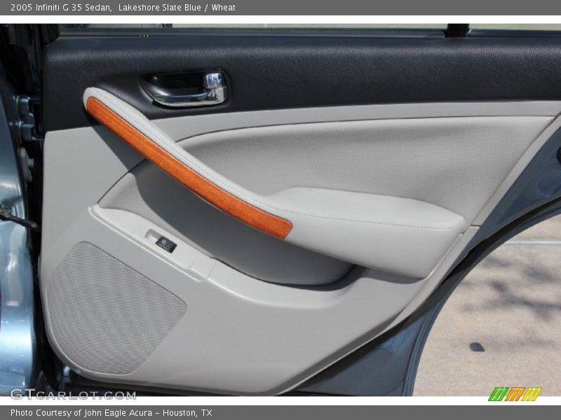 Lakeshore Slate Blue / Wheat 2005 Infiniti G 35 Sedan