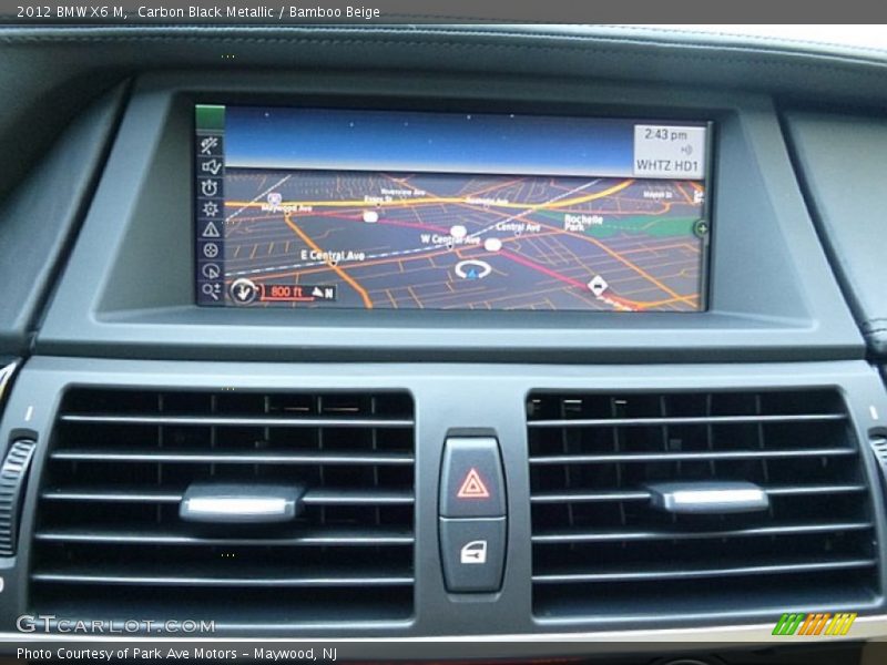 Carbon Black Metallic / Bamboo Beige 2012 BMW X6 M