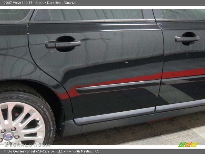 Black / Dark Beige/Quartz 2007 Volvo S40 T5